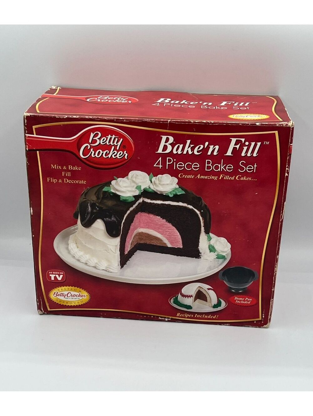 2005 Betty Crocker Bake'n Fill 4 Piece Bake Set